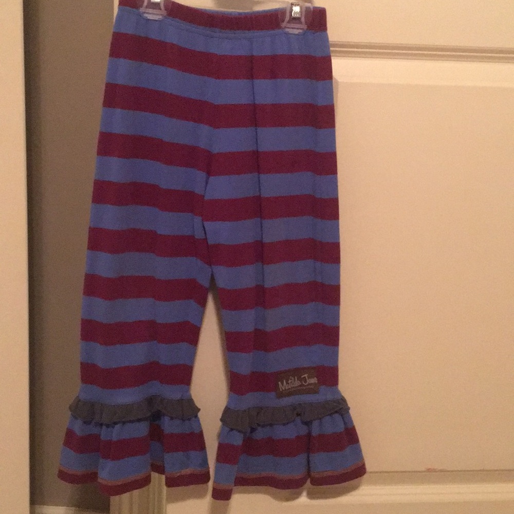 Matilda Jane purple and blue striped pants